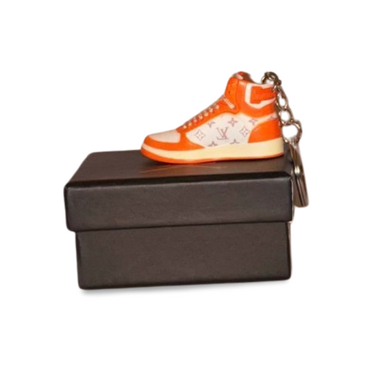 LV Monogram Orange High Tops