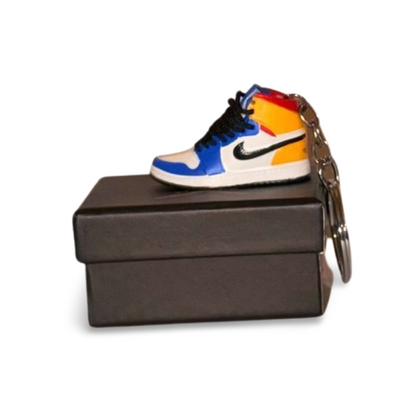 White Deep Royal Blue